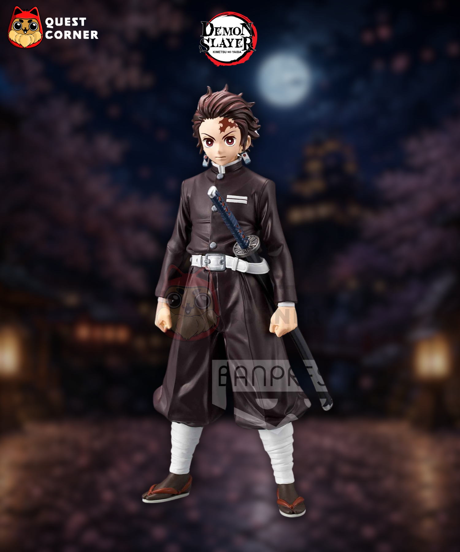 Figurine Tanjiro Kamado – Demon Slayer Kimetsu no Yaiba – Figure vol.6 – Banpresto - Quest Corner