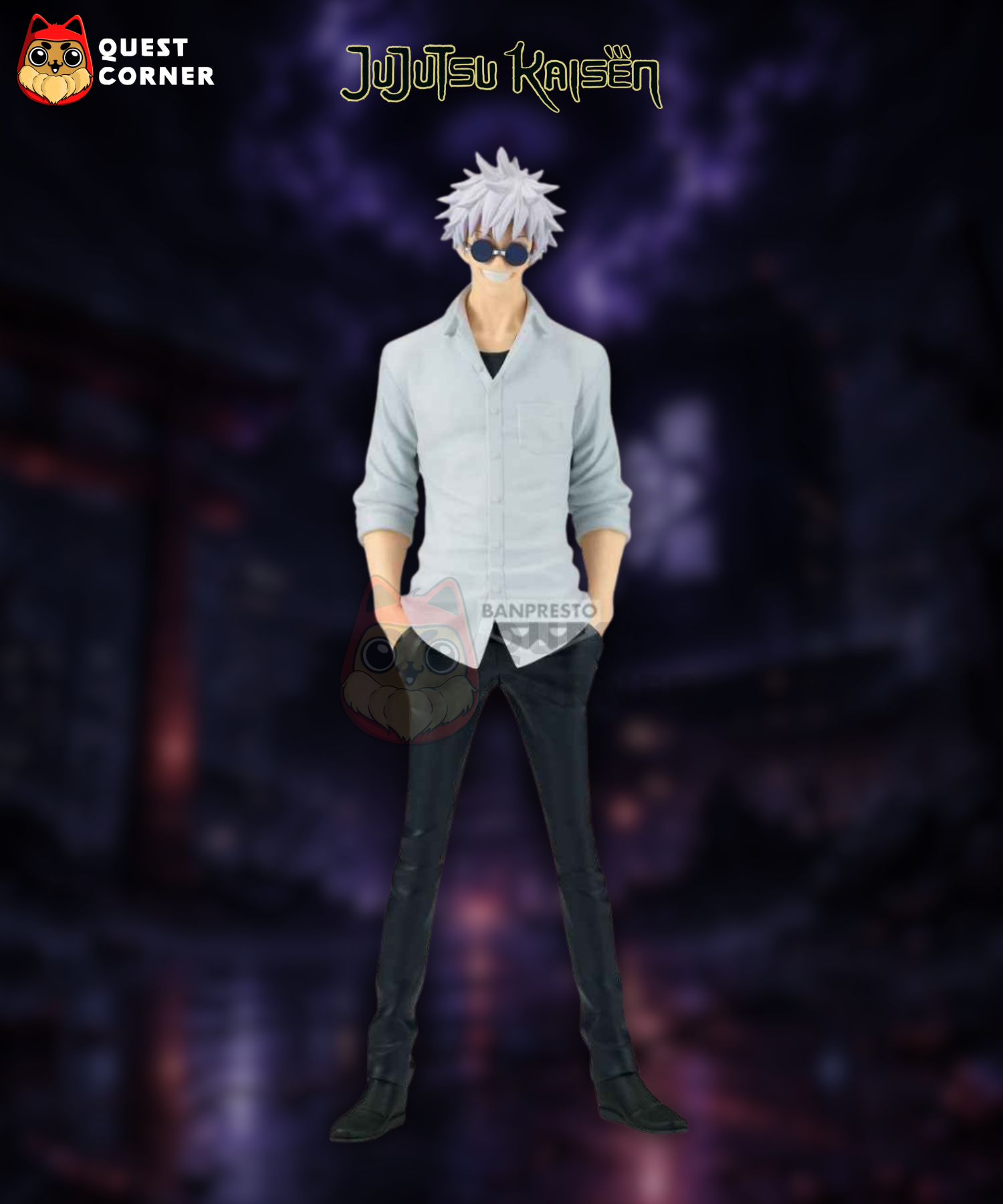 Figurine Satoru Gojo – Jujutsu Kaisen – King of Artist – Banpresto - Quest Corner