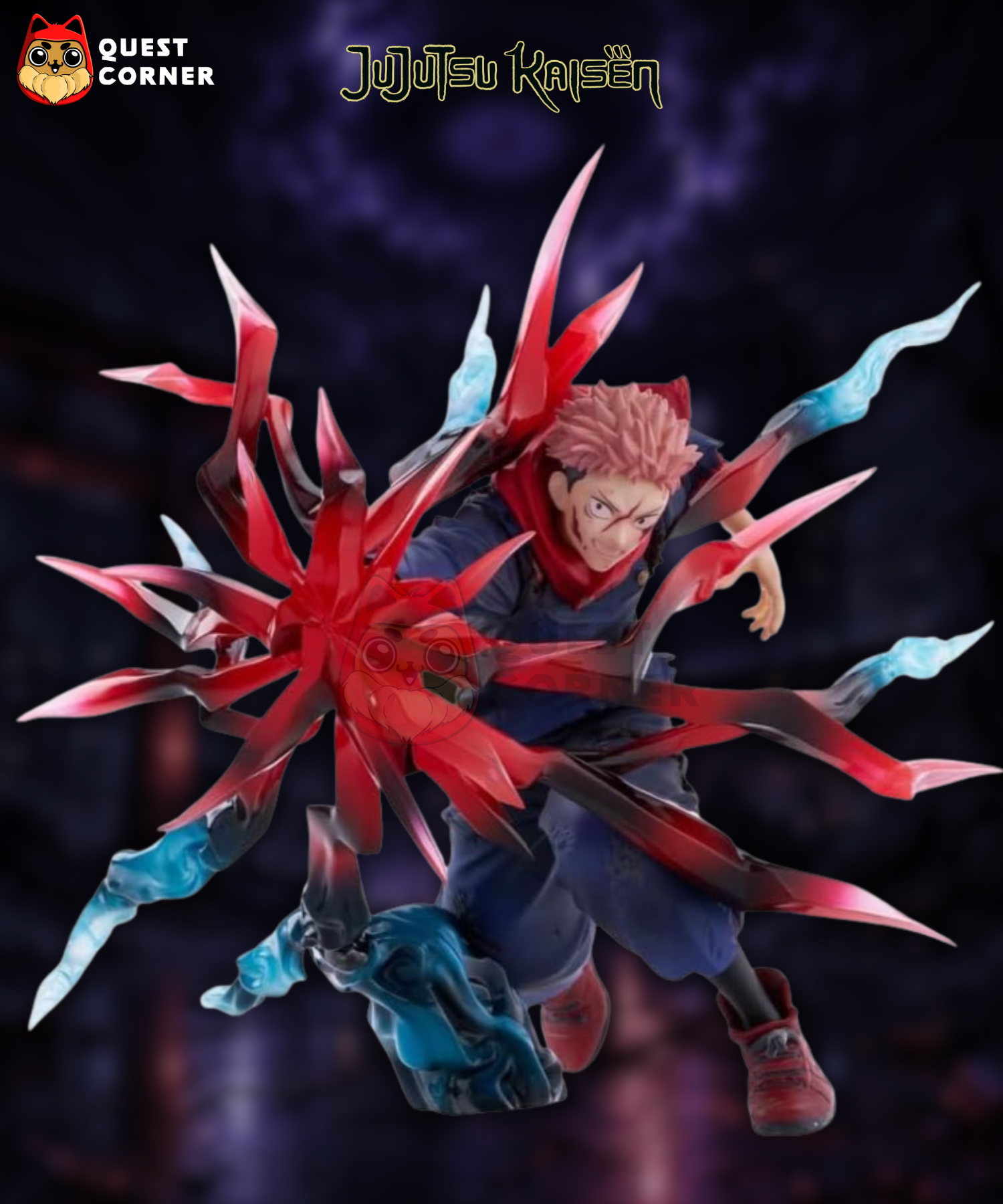 Figurine Yuji Itadori Black Flash – Jujutsu Kaisen – Luminasta – SEGA - Quest Corner