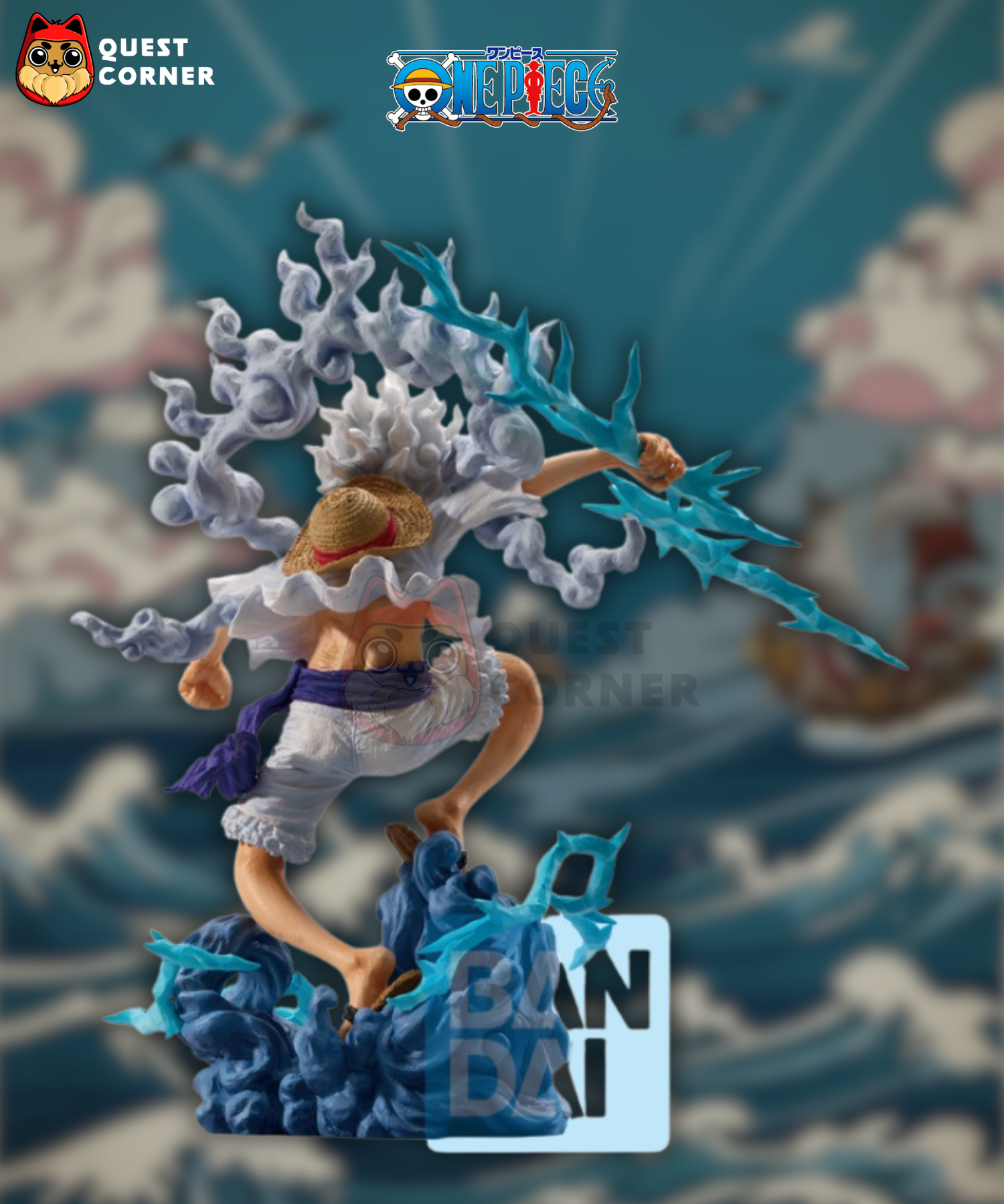 Figurine MONKEY.D.LUFFY GEAR 5 – One Piece – ICHIBANSHO DEVILS VOL.3 – Banpresto