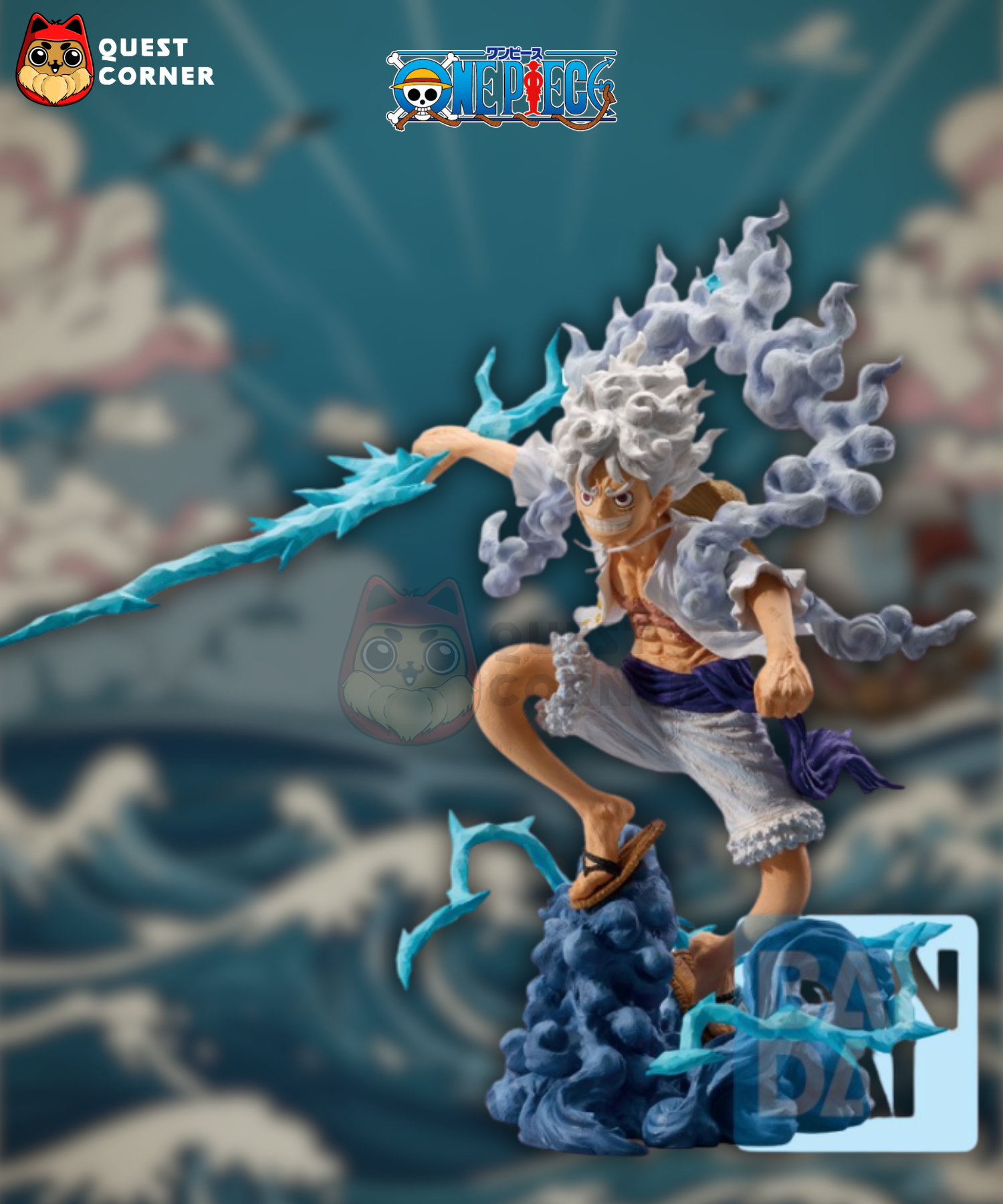 Figurine MONKEY.D.LUFFY GEAR 5 – One Piece – ICHIBANSHO DEVILS VOL.3 – Banpresto