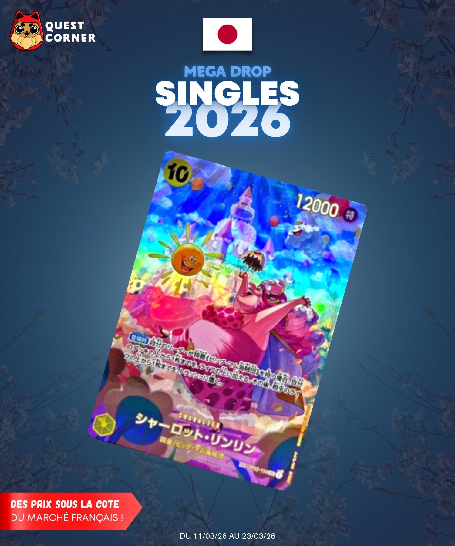 [MEGA DROP 2026] Carte One Piece – Charlotte Linlin OP03-114 SP – OP06 – JP – NM - Quest Corner