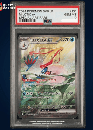 Carte Pokémon Gradée – Milobellus ex 131/106 SAR – SV8 Super Electric Breaker – PSA 10 – Japonais - Quest Corner