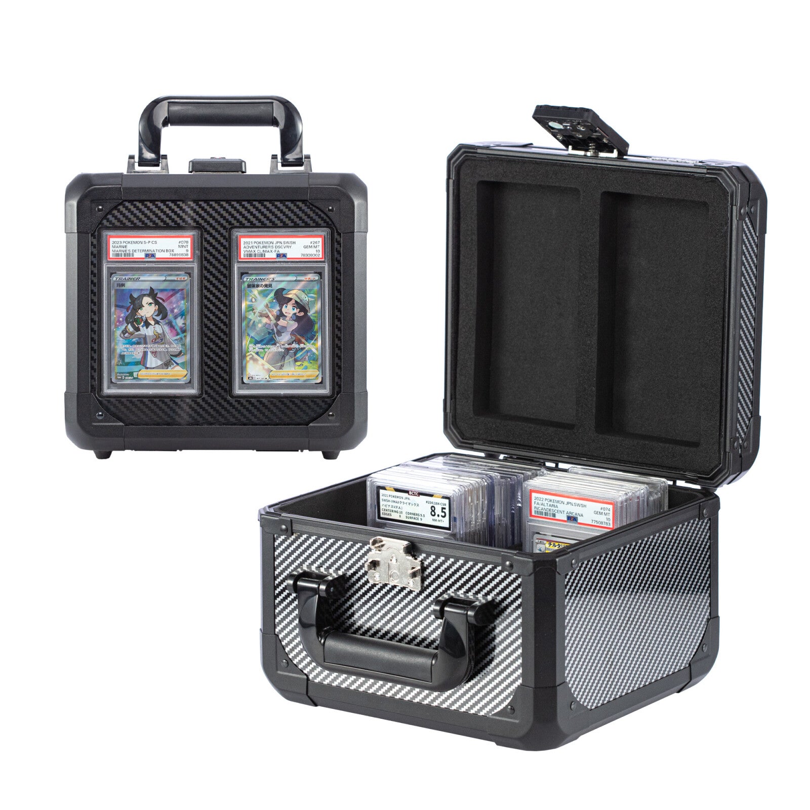 Accessoires TCG – Valisette pour cartes gradées avec vitrine – Sanseking - Quest Corner