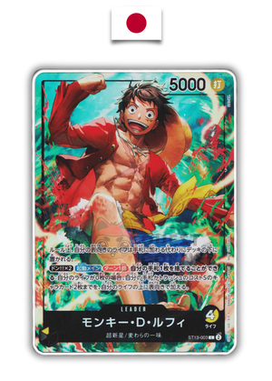 Carte One Piece – Monkey D. Luffy ST13-003 – Leader – Promo 7-Eleven – Japonais - Quest Corner