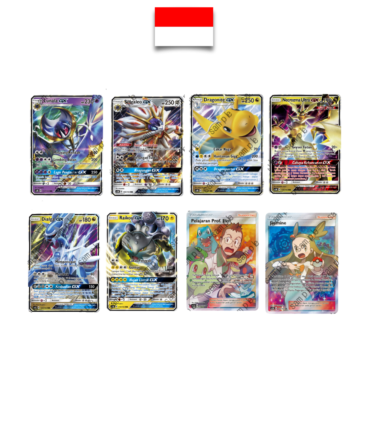 Display Pokémon - Sky Ruler - Soleil & Lune (AS4a) – Indonésien