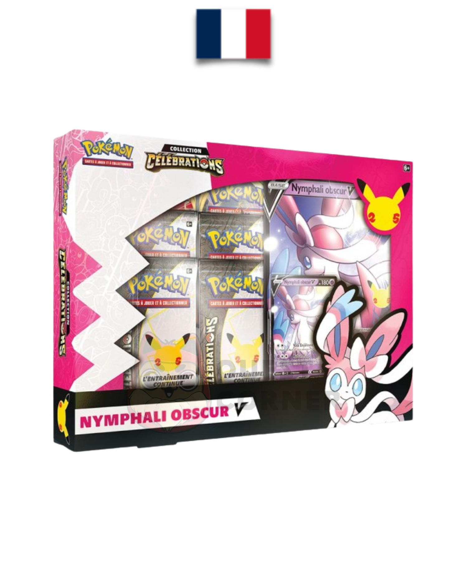 Coffret Pokémon - Nymphali Obscur-V – EB7.5 Célébrations – Scellé