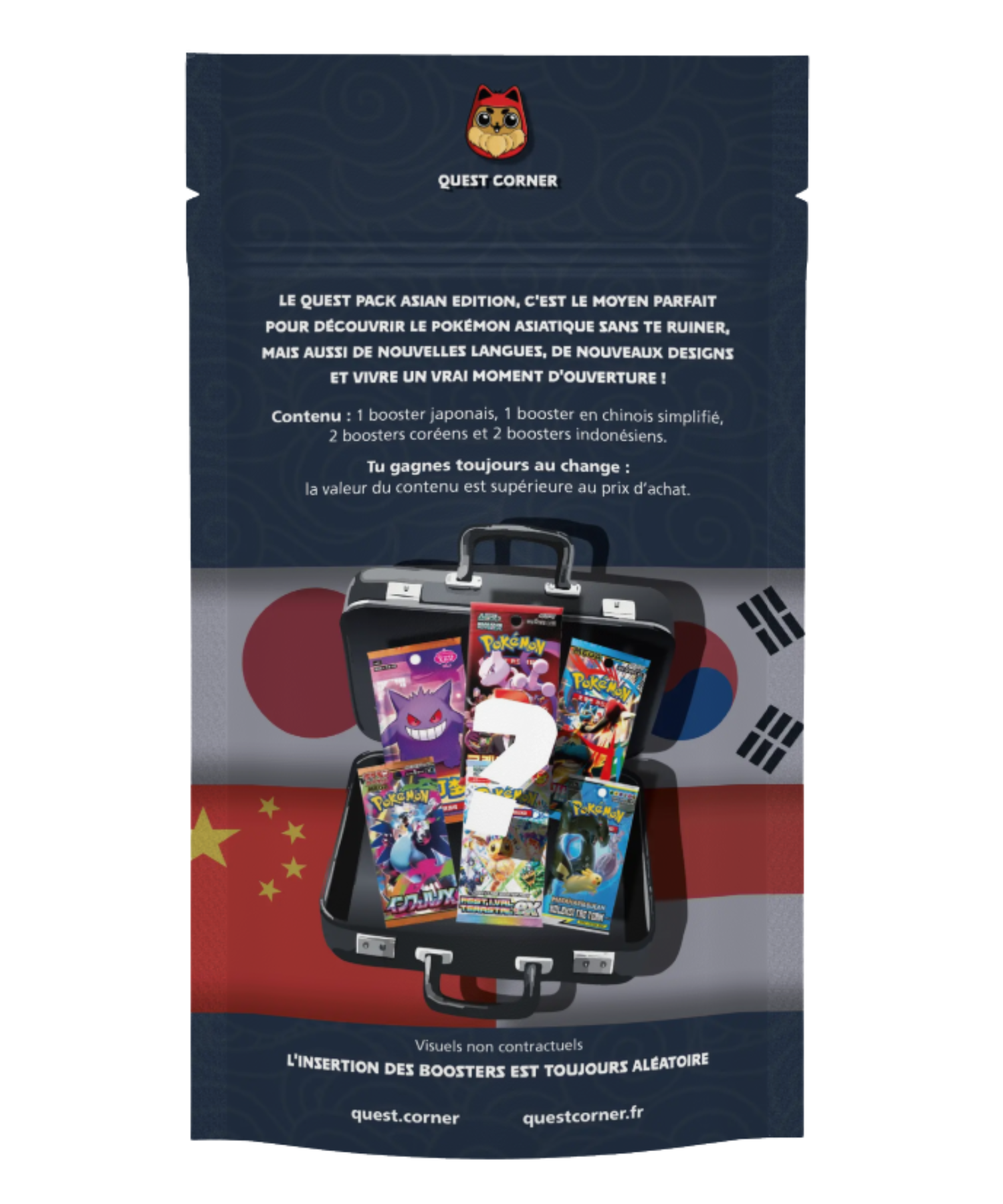 Mystery Box Pokémon - Quest Pack : Asian Edition - Advanced - Quest Corner