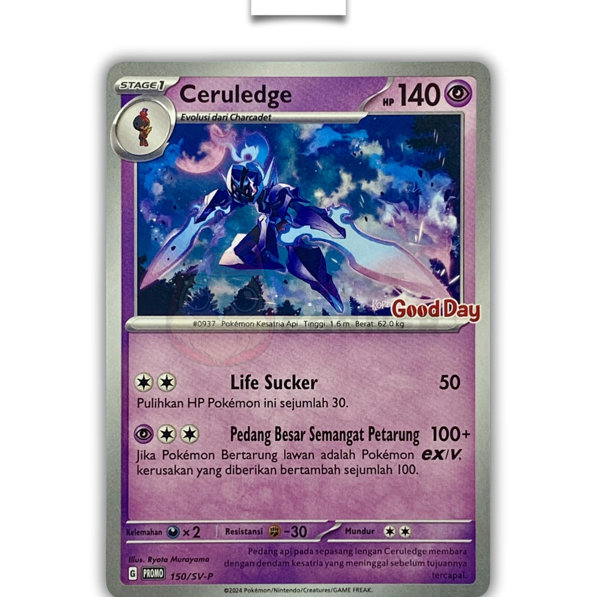 Pokémon Card – Ceruledge Good Day Promo – Indonesian