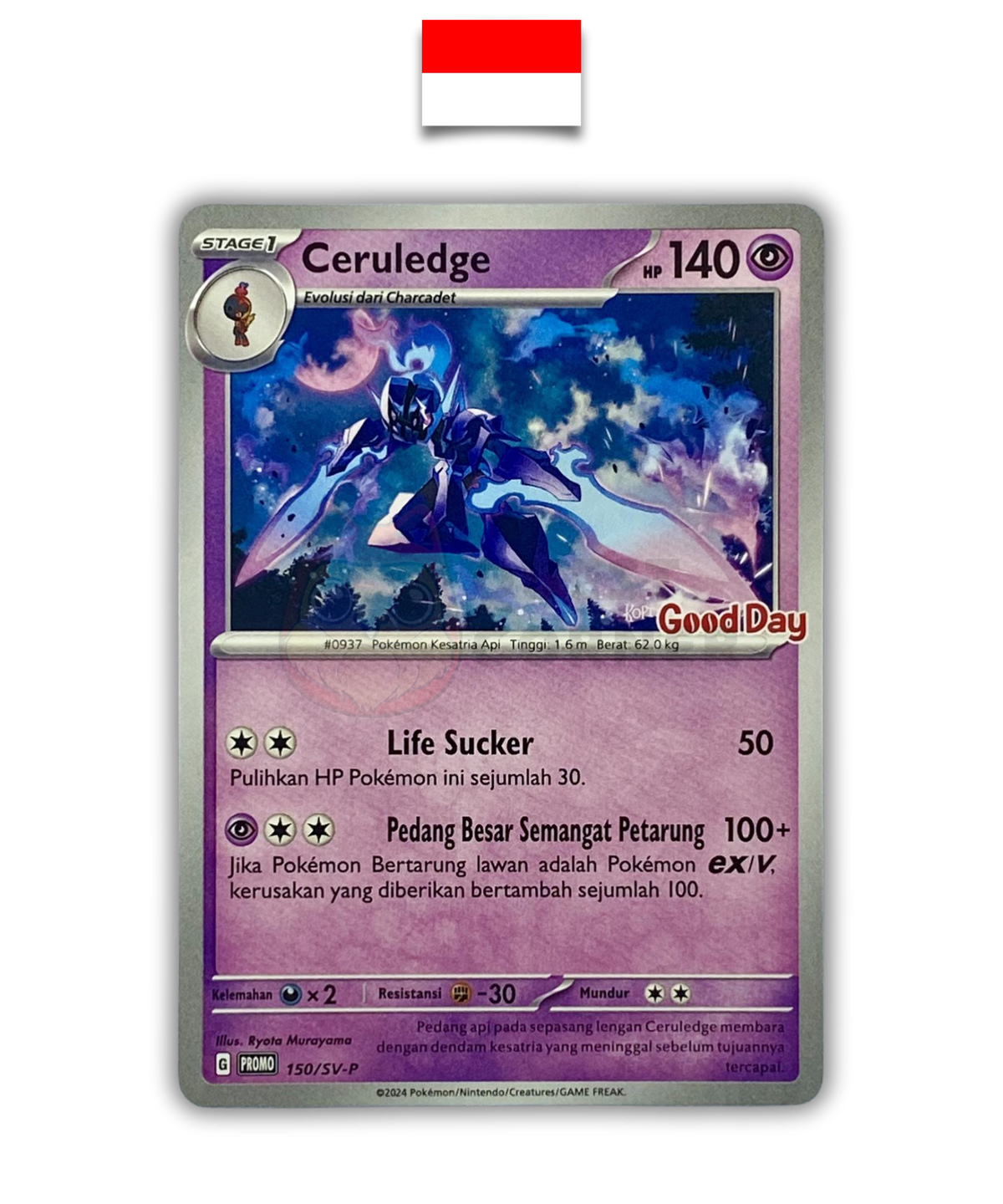 Pokémon Card – Ceruledge Good Day Promo – Indonesian