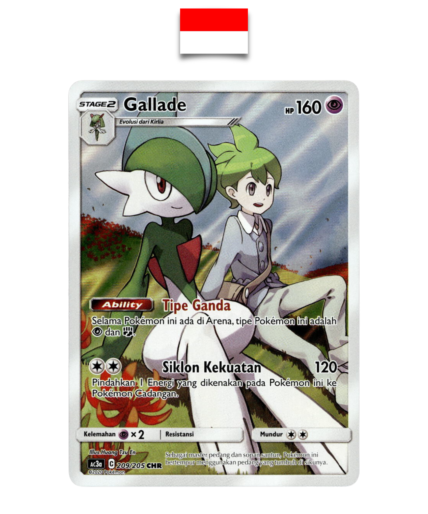 Carte Pokémon – Gallame 209/205 CHR – AC3a – Indonésien - Quest Corner