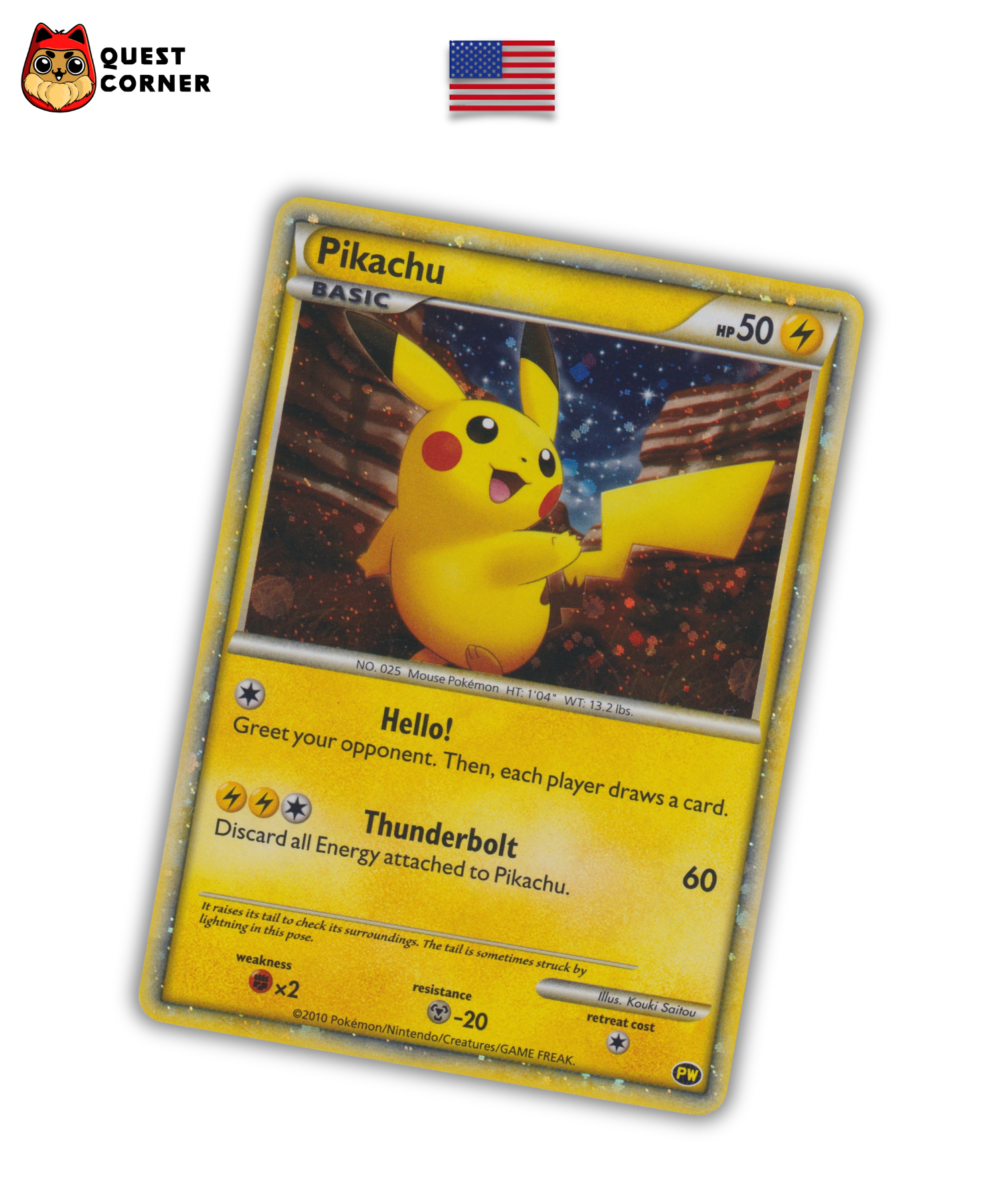 Pikachu – World Collection USA – PW – Promo – English – Good+