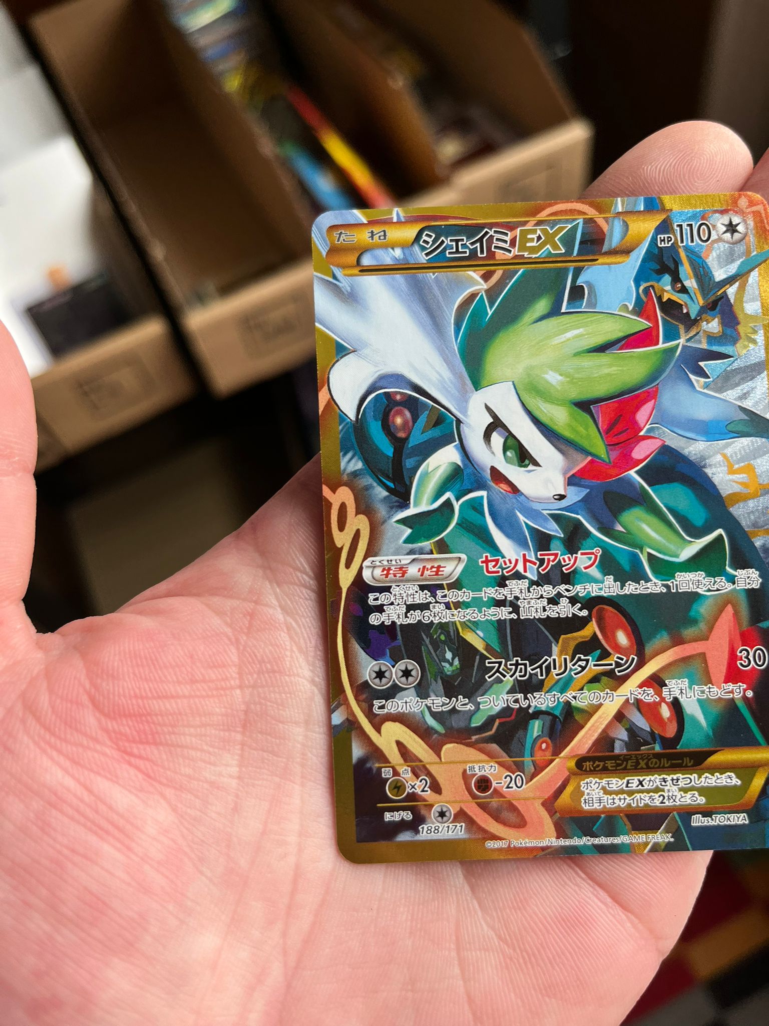 Carte Pokémon – Shaymin EX 188/171 – XY – JP – NM - Quest Corner