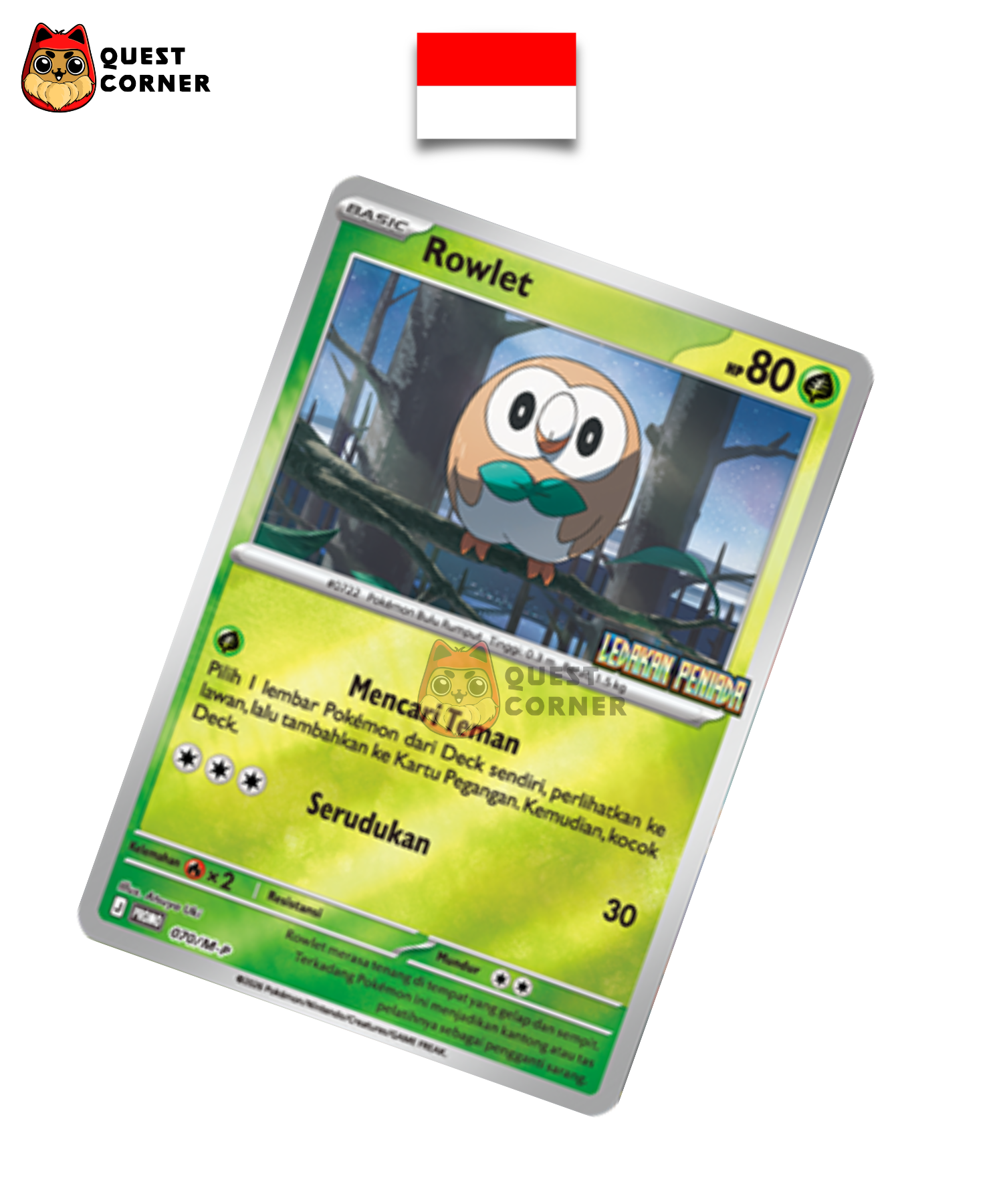 Carte Pokémon Brindibou 070/M-P Promo Ledakan Peniada en indonésien