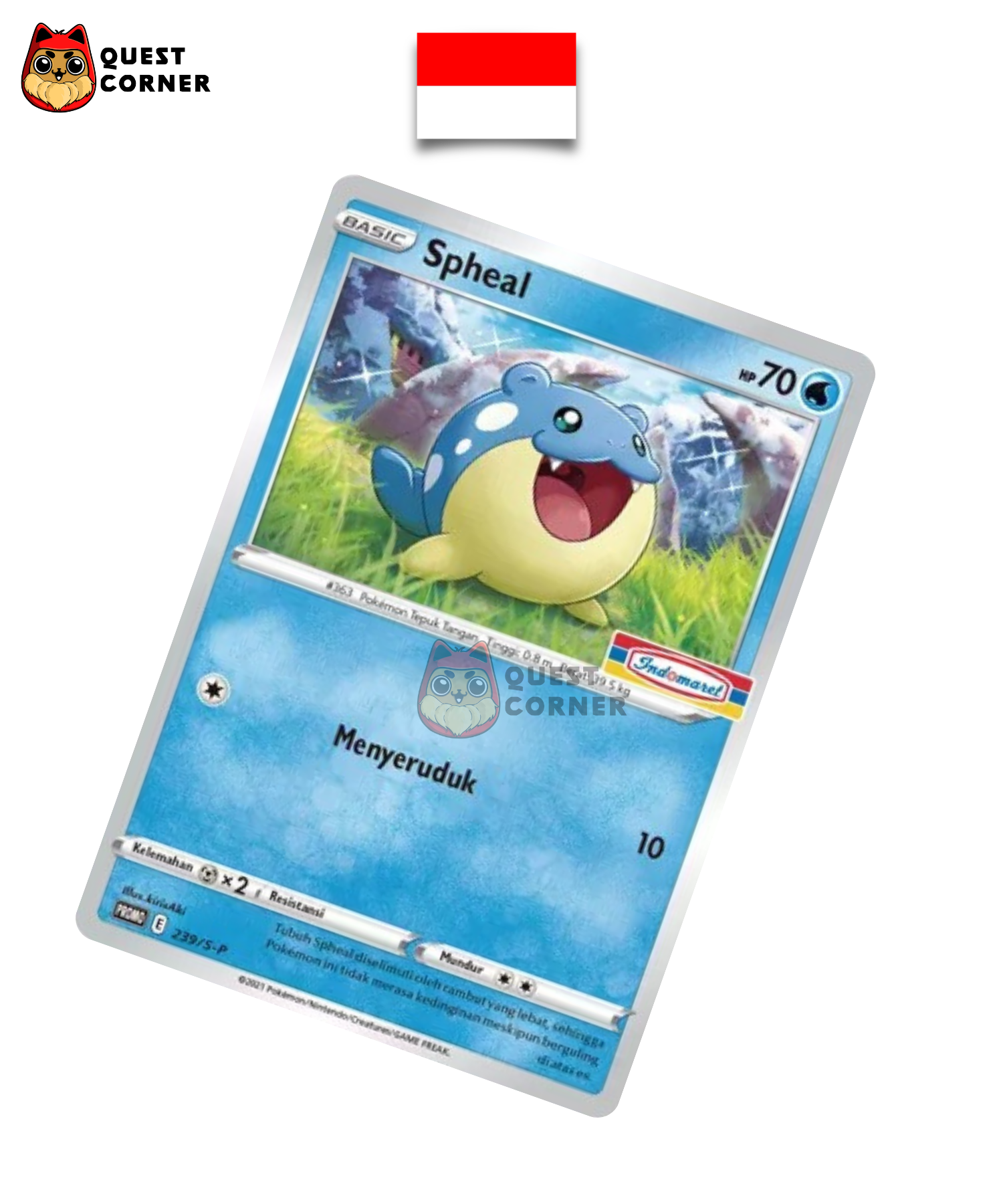 Carte Pokémon Obalie 239/S-P Promo Indomaret en indonésien