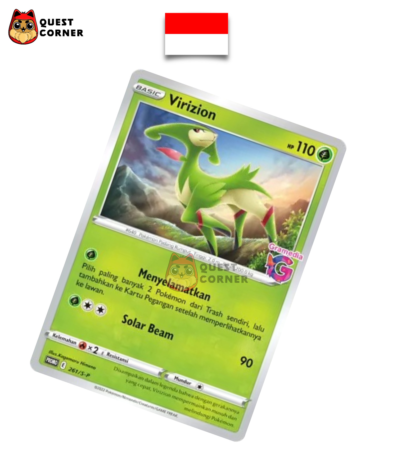 Carte Pokémon Viridium 261/S-P Promo Gramedia en indonésien